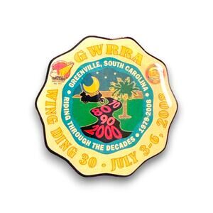 GWRRA Wing Ding 30 1979-2008 Riding Through the Decades Event Pin